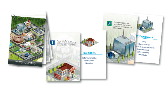 equigroup - Intranet Launch Cards